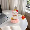 Enfeite Giratório Gato da Sorte Novo Estilo Decoração de Mesa de Escritório Boneco Descompressor Gatinho Pequeno Giratório Deusa Presente de Aniversário