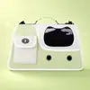 Mochila de viagem prática para animais de estimação com janela de visualização e recursos de armazenamento.