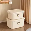 Caixa de armazenamento com tampa, organizador doméstico de plástico, caixa de armazenamento de roupas, caixa de armazenamento de guarda-roupa, disponível em vários tamanhos e empilhável