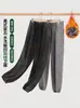 Novos Calças Jogger Vintage Lavadas de Peso Pesado 500g Transfronteiriças Retrô Americanas Largas com Forro de Lã Espessadas Casuais