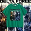 Camiseta de Manga Corta Delta Force DELTA FORCE Algodón Agente Táctico Verano para Niños Top Versátil