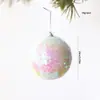 Bolas de Espuma con Lentejuelas de 8 cm, Bolas Navideñas de Colores, Decoraciones Navideñas, Adornos de Bolas con Lentejuelas, Artículos Más Vendidos en Comercio Electrónico Transfronterizo