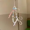 Livro Vermelho Pequeno Mesmo Estilo Fita Rosa Laço Gato Kt Corrente para Celular Lanyard DIY Contas Fofo Câmera Ccd Corrente para Pendurar
