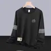 Sudadera de Otoño e Invierno para Hombre Holgada Gruesa Pulóver Cuello Redondo Camiseta Básica Manga Larga Talla Grande Moderna Versátil Cómoda