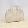 Cesta de Baño de Plástico Dopamina Transfronteriza Cesta Portátil Hueca para Almacenamiento de Artículos de Tocador Cesta Portátil Cesta de Baño Asa de Almacenamiento