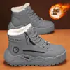 Botas de Neve Masculinas 2025 Inverno Mais Vendidas Quentes Anticongelante Forradas com Lã Espessadas Sapatos de Algodão Masculinos Impermeáveis Antiderrapantes Sapatos de Algodão com Solado Grosso