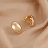 Estilo Francés Alta Calidad Sentido Personalidad Clip de Oreja Colgante Estilo Coreano para Mujer Sin Agujero en la Oreja Versátil Media Luna Clip de Oreja Sin Dolor