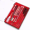 Yikang Venta Directa Transfronteriza Pistola Pulverizadora Pincel Boquilla para Tatuaje Cepillo para Tubo Cepillo de Nylon para Limpieza de Agujas Mecánicas Kit de Limpieza para Pistola Pulverizadora