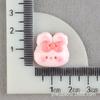 Acessórios de Resina Coelho para Enfeites de Cabeça DIY Cola Creme Animal de Desenho Animado Capinha de Celular Materiais para Acessórios de Cabelo Tamancos Patches DIY