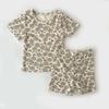 Ropa de Casa Infantil Estilo Danés 24 Verano Ropa de Aire Acondicionado para Bebé Traje de Camiseta Casual para Bebé Procesamiento Personalización Neutro