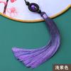 16CM cuentas de la suerte borla degradada borla colgante de vestuario antiguo Hanfu placket de presión cheongsam colgante de guqin oreja colgante al por mayor