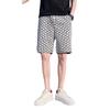 Shorts Casuais Masculinos de Verão Tendência, Novo Estilo High Street, Shorts Esportivos de Cinco Pontos Estilosos e Descolados, Corte Solto