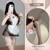 Lingerie Sexy de Renda Fantasia de Empregada com Abertura no Gancho, Não Precisa Tirar, Uniforme para Provocar e Diversão, Conjunto de Lingerie Sexy, Entrega em 48 Horas