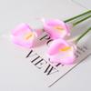 Flor Artificial Lírio-calla Mini PU Decoração de Casa Casamento Fotografia Sensação Planta Artificial Buquê Fabricante Atacadista