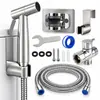 Companheiro de Banheiro Doméstico Válvula Triângulo de Uma Entrada e Duas Saídas Bidet de Banheiro Pistola Pulverizadora Booster de Alta Pressão Pistola de Água