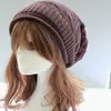 Sombrero Romboide Triángulo Amazon Estilo Coreano Otoño e Invierno Lana Sombrero de Mujer Gorra Apilada Gorra de Punto Gorro de Punto