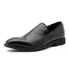 Sapatos Loafers Masculinos Britânicos Retrô Pontudos Brilhantes Slip-on Tamanho Grande Transfronteiriços Simples Salto Baixo Couro Formal de Negócios