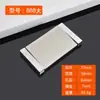 Manija de Puerta de Gabinete de Cajón Montada en Superficie Personalizada Manija Moderna Simple Cepillada Manija de Puerta de Gabinete Manija Pequeña abatible Plata