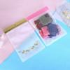 Saco com zíper transparente fosco de EVA para roupas bolsa de embalagem para roupas íntimas meias luvas saco de armazenamento plástico auto-selante