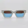 Oficina blanco Nuevo Europeo y Americano Transfronterizo Tendencia Edición Gruesa Gafas de Sol Flecha Gafas de Sol de Estrella Femenina oeri008