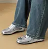 Tênis de Treino Alemão Estiloso e Confortável com Patchwork de Malha e Camurça e Fivela 2026 Sapatos Casuais Esportivos de Salto Baixo para Mulheres