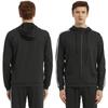 Amazon Chaqueta Deportiva Transfronteriza para Hombre Primavera y Verano Cárdigan con Capucha Secado Rápido Entrenamiento Fitness Manga Corta Chaqueta de Running