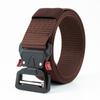 Cinturón táctico Cobra de nailon para hombre de 3.8 cm, hebilla de aleación de liberación rápida, LOGOTIPO en relieve