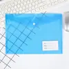 Bolsa Plástica Transparente à Prova d'Água com Fecho de Pressão A4 Espessada Pontilhada Bolsa de Arquivo Personalizada Bolsa de Armazenamento para Provas de Alunos