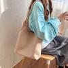 2026 Bolso de Hombro Literario Estilo Coreano Nuevo, Bolso Grande Versátil para Clases, Bolso de Cuero Suave de Gran Capacidad Estilo Ins para Madre e Hija