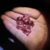 Pulsera de Cuentas de Vidrio Talladas con Mantra con Cuentas Espaciadoras, Cuentas de Cristal Grabadas, Cuentas Sueltas para DIY