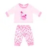 Venta Caliente Transfronteriza 43Cm Ropa para Muñecas Zapf Primavera y Verano Limitada Ropa de Bebé Dibujos Animados de Animales Pijama de Manga Corta Venta al por Mayor