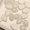 13x 18mm pedra de pressão de pó anel de fundo plano gota d'água interface em forma de pera anel DIY joia incrustada com contas