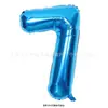 Globos Digitales Versión Americana de 32 pulgadas Globos de Película de Aluminio Oro Plata Decoración para Fiesta de Cumpleaños Boda Día de Año Nuevo Venta al por Mayor