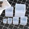 Molde de Cubo Esfera Geométrica DIY Molde de Pegamento Cristal Silicona Espécimen de Flor Seca Pirámide Estéreo Diamante