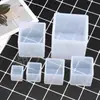 Molde de Cubo Esfera Geométrica DIY Molde de Pegamento Cristal Silicona Espécimen de Flor Seca Pirámide Estéreo Diamante