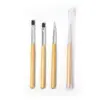 Pincel para Uñas Pincel de Madera Bolígrafo de Gel Frasco Esmalte de Uñas Pincel de Gel Cuadrado y Redondo Pincel para Pintura de Fototerapia Herramienta Especial para Uñas