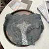 Bragas de encaje con estampado de leopardo, estilo francés, puras y sexys, de cintura media para mujer, con fuelle extendido, bragas de triángulo finas para niñas