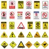 50 Peças de Adesivos de Sinal de Proibido Entrar para Educar Crianças, Adesivos Decorativos de Parede e Mesa, Adesivos para Atacado Transfronteiriço