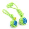 Perro perro morder cuerda mascota Teddy cuerda nudo punto venta al por mayor juguete bola cuerda nudo juguete para mascota suministros para mascotas