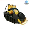 Cubo triturador hidráulico para excavadora tipo mandíbula de un solo eje multifunción roca trituración cribado cubo triturador