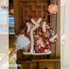 [Colección de Ropa de Felicitaciones de Año Nuevo en Stock] Ropa de Felicitaciones de Año Nuevo para Niñas, Vestidos Nuevos de Invierno para Bebés de Un Año, Nuevas Tendencias en Ropa de Estilo Chino
