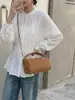 Bolso de mano simple estilo coreano para mujer, nuevo de la primavera 2026, vintage, diario, casual, con textura, para hombro y cruzado
