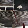 Rejilla de Plástico Hierro Aluminio Acero Plástico Rejilla Techo Colgante Techo Enrejado para Uvas Malla Cuadrada PVC Material Simple para Techo