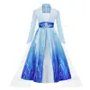 Falda de princesa Aisha de Frozen Vestido de niña Aisha Falda infantil Aisha una generación de pelo