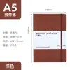 Caderno A5 Pontilhado Bullet Journal Bloco de Notas com Elástico Planejador Espesso para Mesa de Escritório