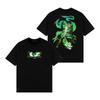 Nova One Piece Lufei Japonês Clássico Anime oversize High Street vintage Solto Homens e Mulheres Manga Curta T-Shirt