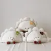 Linda almohada con forma de dumpling, el cojín de noche de los sueños de una niña, decoración suave para sofás y ventanales, una almohada cómoda para dormir en residencias estudiantiles o en camas, proporcionando soporte para la espalda
