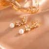 Pendientes Largos de Perlas de Lujo Europeos y Americanos Más Vendidos para Mujer, Nuevos Pendientes Personalizados de Circonita, Pendientes de Moda y Versátiles