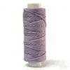 Fabricante de Fio Encerado Redondo Atacado Cordão Encerado 0,65mm 25m Costura à Mão Marroquinaria Linha de Costura Artesanato de Tecelagem DIY