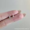 Pendientes de Plata de Ley 925 para Chicas Estudiantes de Nicho, Diseño Minimalista de Alta Gama, Nuevos Pendientes de Moda Estilo Ins 2025